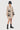 A-Line Oval Neck Dress with Bell Sleeves - Genes Lecoanet Hemant