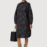 A-Line Shirt Dress with High-Low Rounded Hem - Genes Lecoanet Hemant