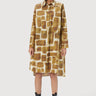 A-Line Shirt-Dress with Structured Pleated Shoulders - Genes Lecoanet Hemant