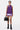 A-Line Sleeveless Dress with Crossover Straps-Amethyst - Genes Lecoanet Hemant