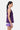 A-Line Sleeveless Dress with Crossover Straps-Amethyst - Genes Lecoanet Hemant