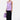 A-Line Top with Floral Applique-Lavender - Genes Lecoanet Hemant