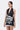 A-Line Top with Tie-Up Neck and Orchid Print - Genes Lecoanet Hemant