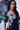 Anemone Flower Regular Fit Dress - Black Grey - Genes Online Store