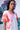 Anemone Flower Regular Fit Dress- White Coral - Genes Online Store