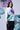 Anemone Flower Relaxed Fit Shirt- White Green - Genes Online Store