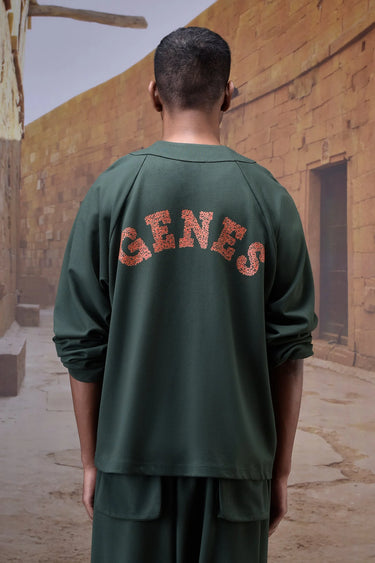 Architect Military Green Zip Jacket - Genes Online Store