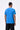 Azure Blue Cotton Jersey Regular Fit T-Shirt with Dart Details