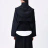 Banana Crepe Relaxed Cropped Zipper
