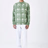 Banana Crepe Sweatshirt with Solar Flare Print - Genes Lecoanet Hemant