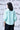 Bead  Embroidery Regular Fit Top - Nile Green - Genes Online Store
