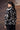 Black Abstract Circle Print Cotton Twill Jacket - Genes Online Store