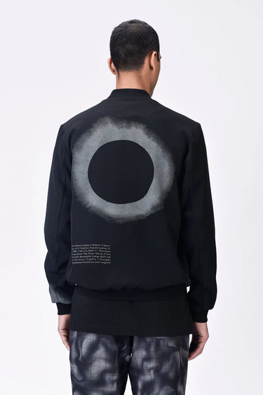 Black Banana Crepe Bomber - Genes Lecoanet Hemant