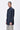 Black Band Collar Kurta with Dotted Aurora Print - Genes Lecoanet Hemant