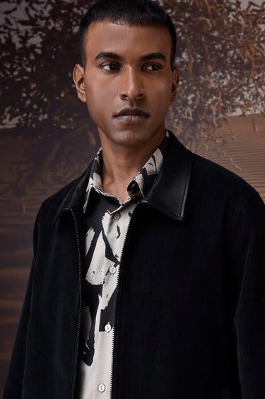 Black Corduroy Jacket - Genes Online Store