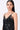 Black Embroidered Tulle Slip Dress