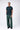 Black-Green Aurora Print Polo T-shirt - Genes Lecoanet Hemant
