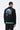 Black Poly Mesh Regular Fit Bomber with Bone Pocket