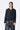 Black Poly Wool Hoodie Jacket
