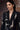 Black & Sand Embroidered Geometric Jacket - Genes Online Store