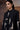 Black & Sand Embroidered Overcoat - Genes Online Store