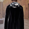 Black shiny jacket men India modern formal and urban fashion look