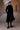 Black Shiny Velvet Overcoat - Genes Online Store