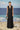 Black Textured Embellished Maxi Dress with Sculptural Minimalism