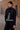 Black Textured Poly Lycra High-Neck Jacket - Genes Online Store