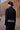 Black Textured Poly Lycra High-Neck Jacket - Genes Online Store