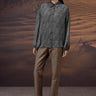 Black Viscose Satin Relaxed Shirt - Genes Online Store