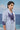 Luxury blue pinstripe jacket men India, stylish designer outerwear