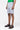 Blue Stripe Cotton Shorts With Fruit Motifs Embroidery - Genes Lecoanet Hemant