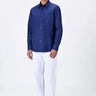 Button-Up Shirt with Sleeve Dart - Genes Lecoanet Hemant