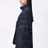 Cape Sleeve Linen Jacket Dotted Aurora Print - Genes Lecoanet Hemant