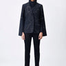 Cape Sleeve Linen Jacket Dotted Aurora Print - Genes Lecoanet Hemant