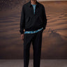 Charcoal Poly Viscose Check Bomber - Genes Online Store