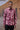 Cherry Lacquer Brushstroke Print Shirt - Genes Online Store