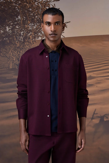 Cherry Lacquer Double Jersey Shirt - Genes Online Store
