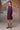 Cherry lacquer embroidered shift dress for women by Genes Lecoanet Hemant India