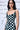 Chess Board Cowl Neck Slim Fit Dress - Genes Online Store