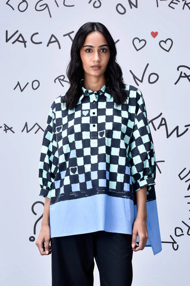 Chess Board Free size Shirt - Genes Online Store