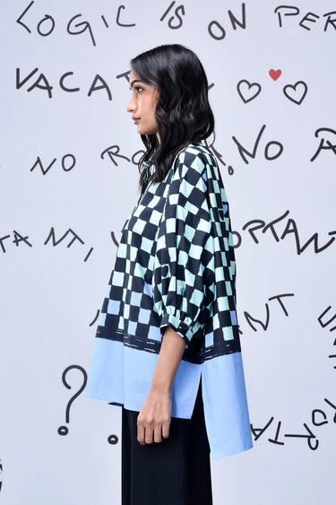 Chess Board Free size Shirt - Genes Online Store