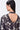 Chocolate Brown Viscose Satin Draped Top with Band Collar - Genes Lecoanet Hemant