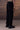 Classic Black Corduroy Trousers with Leather Detail - Genes Online Store