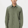 Classic Fit Button-Up Shirt with Detailed Seam Construction - Genes Lecoanet Hemant