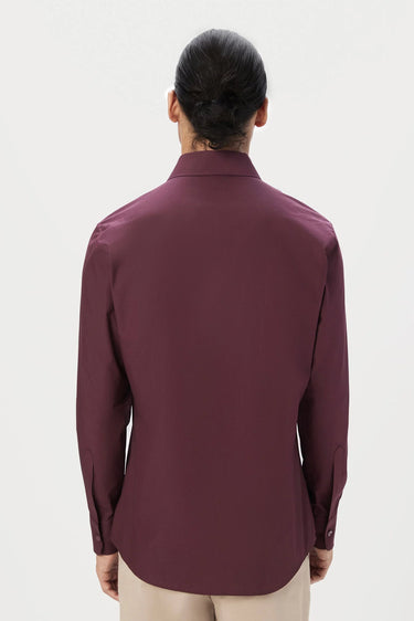 Classic Fit Button-Up Shirt with Fish Print Placement - Genes Lecoanet Hemant