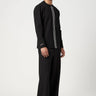 Classic Fit Full Sleeve T-Shirt with Center Front Line Print Placement - Genes Lecoanet Hemant