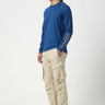 Classic Fit Full Sleeve T-Shirt with Line Print Placement - Genes Lecoanet Hemant