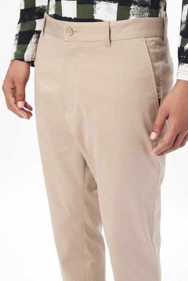 Classic Fit Trousers with Back Bone Pocket - Genes Lecoanet Hemant